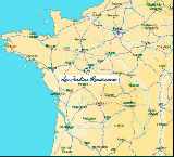 Location in France